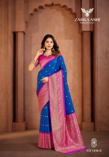Zarkaashi sharini vol 4 banarasi best saree in low price